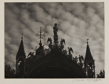 Consuelo Kanaga (American, 1894-1978). <em>San Marco, Venice</em>, 1927. Gelatin silver print, frame: 20 1/16 × 15 1/16 × 1 1/2 in. (51 × 38.3 × 3.8 cm). Brooklyn Museum, Gift of Wallace B. Putnam from the Estate of Consuelo Kanaga, 82.65.2237 (Photo: Brooklyn Museum, 82.65.2237_PS20.jpg)
