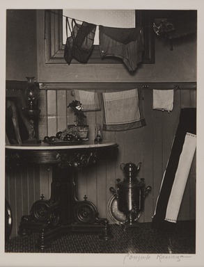 Consuelo Kanaga (American, 1894-1978). <em>San Francisco Kitchen</em>, 1930. Gelatin silver print, frame: 22 13/16 × 16 13/16 × 1 1/2 in. (57.9 × 42.7 × 3.8 cm). Brooklyn Museum, Gift of Wallace B. Putnam from the Estate of Consuelo Kanaga, 82.65.2242 (Photo: Brooklyn Museum, 82.65.2242_PS20.jpg)