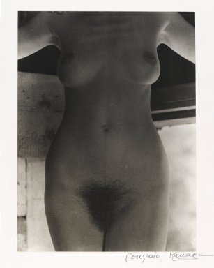 Consuelo Kanaga (American, 1894-1978). <em>Nude</em>, 1928. Gelatin silver photograph, 8 1/4 x 6 1/8 in. (21 x 15.6 cm). Brooklyn Museum, Gift of Wallace B. Putnam from the Estate of Consuelo Kanaga, 82.65.2245 (Photo: Brooklyn Museum, 82.65.2245_PS2.jpg)