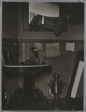 Consuelo Kanaga (American, 1894-1978). <em>San Francisco Kitchen</em>, 1930. Gelatin silver print, frame: 20 1/16 × 15 1/16 × 1 1/2 in. (51 × 38.3 × 3.8 cm). Brooklyn Museum, Gift of Wallace B. Putnam from the Estate of Consuelo Kanaga, 82.65.29 (Photo: Brooklyn Museum, 82.65.29_PS20.jpg)
