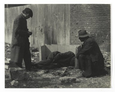 Consuelo Kanaga (American, 1894–1978). <em>Caring for Sick Friend</em>. Gelatin silver print, 6 1/4 x 8 in. (15.9 x 20.3 cm). Brooklyn Museum, Gift of Wallace B. Putnam from the Estate of Consuelo Kanaga, 82.65.317 (Photo: Brooklyn Museum, 82.65.317_PS2.jpg)