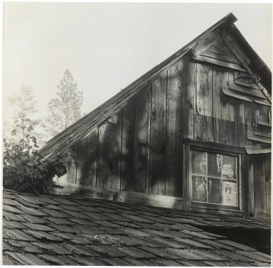 Consuelo Kanaga (American, 1894-1978). <em>[Untitled] (Roof)</em>. Gelatin silver photograph, 6 3/4 x 6 7/8 in. (17.1 x 17.5 cm). Brooklyn Museum, Gift of Wallace B. Putnam from the Estate of Consuelo Kanaga, 82.65.338 (Photo: Brooklyn Museum, 82.65.338_PS2.jpg)
