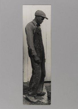 Consuelo Kanaga (American, 1894-1978). <em>[Untitled]</em>. Gelatin silver photograph, 13 1/2 x 4 in. (34.3 x 10.2 cm). Brooklyn Museum, Gift of Wallace B. Putnam from the Estate of Consuelo Kanaga, 82.65.362 (Photo: Brooklyn Museum, 82.65.362_PS1.jpg)
