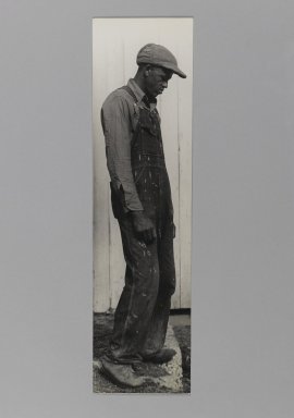 Consuelo Kanaga (American, 1894-1978). <em>[Untitled]</em>. Gelatin silver print, 13 5/8 x 3 3/4 in. (34.6 x 9.5 cm). Brooklyn Museum, Gift of Wallace B. Putnam from the Estate of Consuelo Kanaga, 82.65.363 (Photo: Brooklyn Museum, 82.65.363_PS1.jpg)
