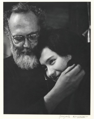 Consuelo Kanaga (American, 1894-1978). <em>W. Eugene Smith and Aileen</em>, 1974. Toned gelatin silver print, 9 3/4 x 7 1/2 in. (24.8 x 19.1 cm). Brooklyn Museum, Gift of Wallace B. Putnam from the Estate of Consuelo Kanaga, 82.65.385 (Photo: Brooklyn Museum, 82.65.385_PS2.jpg)