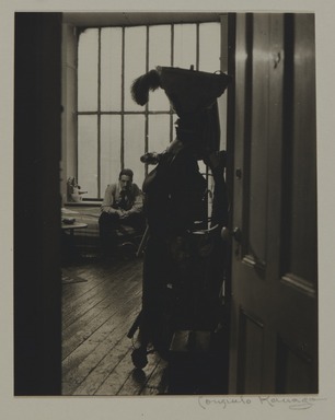 Consuelo Kanaga (American, 1894-1978). <em>Wallace and Agog</em>, ca. 1950. Toned gelatin silver print, frame: 20 1/16 × 15 1/16 × 1 1/2 in. (51 × 38.3 × 3.8 cm). Brooklyn Museum, Gift of Wallace B. Putnam from the Estate of Consuelo Kanaga, 82.65.405 (Photo: Brooklyn Museum, 82.65.405_PS20.jpg)