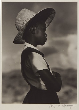 Consuelo Kanaga (American, 1894-1978). <em>School Girl,  St. Croix</em>, 1963. Gelatin silver print, image: 9 3/8 × 7 in. (23.8 × 17.8 cm). Brooklyn Museum, Gift of Wallace B. Putnam from the Estate of Consuelo Kanaga, 82.65.407 (Photo: Brooklyn Museum, 82.65.407_PS20.jpg)