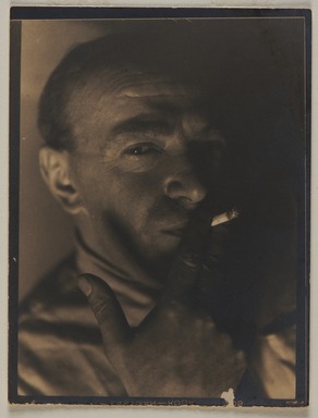 Consuelo Kanaga (American, 1894-1978). <em>Portrait of a  Man</em>, 1930s. Toned gelatin silver print, frame: 20 1/16 × 15 1/16 × 1 1/2 in. (51 × 38.3 × 3.8 cm). Brooklyn Museum, Gift of Wallace B. Putnam from the Estate of Consuelo Kanaga, 82.65.432 (Photo: Brooklyn Museum, 82.65.432_PS20.jpg)