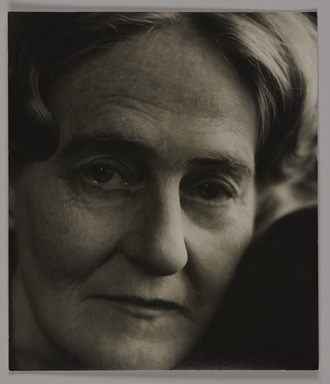 Consuelo Kanaga (American, 1894-1978). <em>Portrait of a Woman</em>, n.d. Gelatin silver print, frame: 20 1/16 × 15 1/16 × 1 1/2 in. (51 × 38.3 × 3.8 cm). Brooklyn Museum, Gift of Wallace B. Putnam from the Estate of Consuelo Kanaga, 82.65.448 (Photo: Brooklyn Museum, 82.65.448_PS20.jpg)
