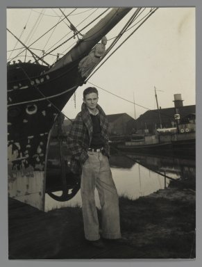 Consuelo Kanaga (American, 1894-1978). <em>[Untitled] Chick Brown (Marvin)</em>. Gelatin silver print, 8 1/8 x 6 1/8 in. (20.6 x 15.6 cm). Brooklyn Museum, Gift of Wallace B. Putnam from the Estate of Consuelo Kanaga, 82.65.457 (Photo: Brooklyn Museum, 82.65.457_PS2.jpg)