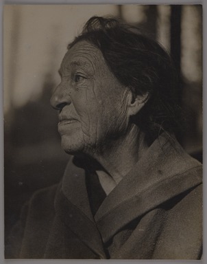 Consuelo Kanaga (American, 1894-1978). <em>Seddie Anderson</em>, 1920. Gelatin silver print, frame: 20 1/16 × 15 1/16 × 1 1/2 in. (51 × 38.3 × 3.8 cm). Brooklyn Museum, Gift of Wallace B. Putnam from the Estate of Consuelo Kanaga, 82.65.5 (Photo: Brooklyn Museum, 82.65.5_PS20.jpg)