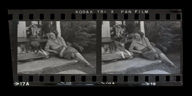Consuelo Kanaga (American, 1894-1978). <em>[Untitled]</em>. Negative, 3 x 1 3/8 in. (7.6 x 3.5 cm). Brooklyn Museum, Gift of Wallace B. Putnam from the Estate of Consuelo Kanaga, 82.65.684 (Photo: Brooklyn Museum, 82.65.684.jpg)