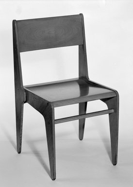 Marcel Breuer (American, born Hungary, 1902-1981). <em>Side Chair</em>, 1938. Birch plywood, solid wood, 33 1/8 x 18 3/8 x 19 in. (84.1 x 46.7 x 48.3 cm). Brooklyn Museum, Gift of Bryn Mawr College, 83.1.1. Creative Commons-BY (Photo: Brooklyn Museum, 83.1.1_bw.jpg)