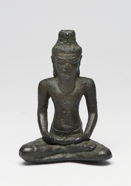  <em>A Buddhist Saint</em>, 8th-9th century. Bronze, 5 x 2 1/4 in. (12.7 x 5.7 cm). Brooklyn Museum, Gift of the Charles Bloom Foundation, 83.120. Creative Commons-BY (Photo: Brooklyn Museum, 83.120_overall_PS11.jpg)
