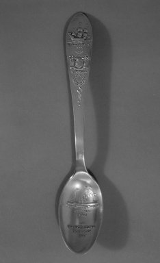 Tiffany & Company (American, founded 1853). <em>Teaspoon</em>, ca 1909. Silver, 5 3/4 in. (14.6 cm). Brooklyn Museum, Gift of Mrs. Clermont l. Barnwell, 83.24.1. Creative Commons-BY (Photo: Brooklyn Museum, 83.24.1_bw.jpg)