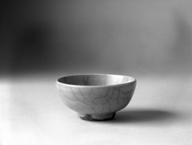 Miura Koheiji (Japanese, 1933-2006). <em>Sake Cup</em>, ca. 1970. Celadon porcelain, 1 1/2 x 3 1/8 in. (3.8 x 7.9 cm). Brooklyn Museum, Gift of Martin Greenfield, 83.58. Creative Commons-BY (Photo: Brooklyn Museum, 83.58_bw.jpg)