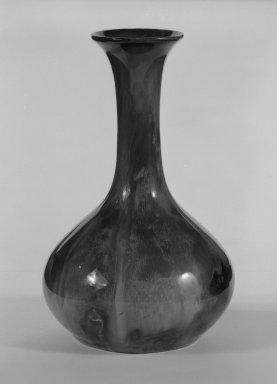  <em>Vase</em>, mid-19th century. Earthenware with lustre glaze, 6 x 3 1/2 x 3 1/2 in. (15.2 x 8.9 x 8.9 cm). Brooklyn Museum, Gift of Paul F. Walter, 84.178.13. Creative Commons-BY (Photo: Brooklyn Museum, 84.178.13_bw.jpg)