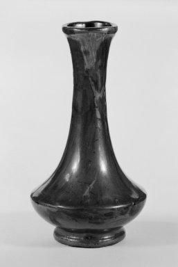  <em>Vase</em>, mid-19th century. Earthenware with lustre glaze, 5 1/4 x 3 x 3 in. (13.3 x 7.6 x 7.6 cm). Brooklyn Museum, Gift of Paul F. Walter, 84.178.15. Creative Commons-BY (Photo: Brooklyn Museum, 84.178.15_bw.jpg)