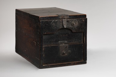  <em>Coin Chest</em>, 19th century. Cryptomeria and Cypress wood, 11 1/4 × 11 1/4 in. (28.6 × 28.6 cm). Brooklyn Museum, Gift of Mr. and Mrs. David Goldschild, 84.187.2. Creative Commons-BY (Photo: Brooklyn Museum, 84.187.2_PS20.jpg)