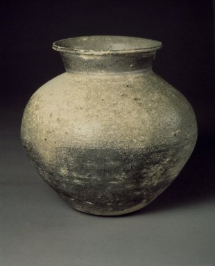  <em>Jar</em>, 5th-6th century. Gray Stoneware, Height: 7 in. (17.8 cm). Brooklyn Museum, Gift of Dr. Kenneth Rosenbaum, 84.203.11. Creative Commons-BY (Photo: Brooklyn Museum, 84.203.11.jpg)