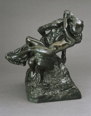 Auguste Rodin (French, 1840-1917). <em>Youth Triumphant (La Jeunesse triomphante)</em>, 1896; cast date unknown (after 1898). Bronze, 20 1/2 x 18 x 12 3/4 in. (52.1 x 45.7 x 32.4 cm). Brooklyn Museum, Gift of the Iris and B. Gerald Cantor Foundation, 84.210.2. Creative Commons-BY (Photo: Brooklyn Museum, 84.210.2_SL1.jpg)