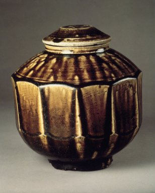  <em>Jar with Lid</em>, 19th century. Stoneware, glaze, Jar:. Brooklyn Museum, Gift of Robert S. Anderson, 84.244.5a-b. Creative Commons-BY (Photo: Brooklyn Museum, 84.244.5a-b.jpg)