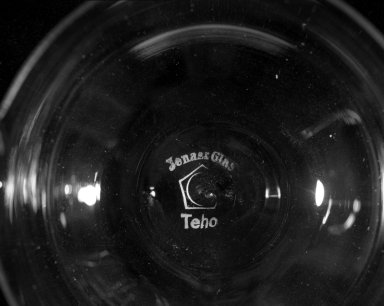 Wilhelm Wagenfeld (1900-1990). <em>Creamer</em>, 1930-1934. Clear heat-resistant glass, 1 3/4 x 5 x 3 7/8 in. (4.4 x 12.7 x 9.8 cm). Brooklyn Museum, Gift of Barry Friedman, 84.64.2. Creative Commons-BY (Photo: Brooklyn Museum, 84.64.2_mark_cropped_bw.jpg)