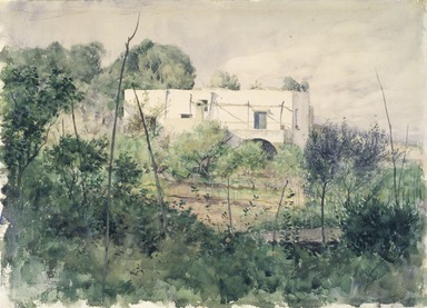 Louis Ritter (American, 1854–1892). <em>Capri</em>, 1889. Watercolor with graphite pencil on paper, 10 5/8 x 14 5/8 in. (27 x 37.1 cm). Brooklyn Museum, Purchased with funds given by Mr. and Mrs. Leonard L. Milberg, 85.177 (Photo: Brooklyn Museum, 85.177.jpg)