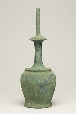  <em>Kundika (Sprinkler)</em>, 12th-13th century. Bronze, 14 x 4 1/2 in.  (35.6 x 11.4 cm). Brooklyn Museum, Gift of Dr. and Mrs. John P. Lyden, 85.281.4. Creative Commons-BY (Photo: Brooklyn Museum, 85.281.4_view01_PS11.jpg)