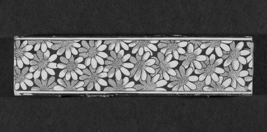 International Tile Company. <em>Tile</em>, 1882-1888. Earthenware, 1 1/2 x 6 in. (3.8 x 15.2 cm). Brooklyn Museum, Gift of Florence I. Barnes, 85.6.12. Creative Commons-BY (Photo: Brooklyn Museum, 85.6.12_bw.jpg)