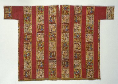 Wari. <em>Tunic</em>, 600–1000. Camelid fiber, cotton, 38 3/16 x 57 1/16 in. (97 x 144.9 cm). Brooklyn Museum, Gift of the Ernest Erickson Foundation, Inc., 86.224.109. Creative Commons-BY (Photo: Brooklyn Museum, 86.224.109_SL1.jpg)