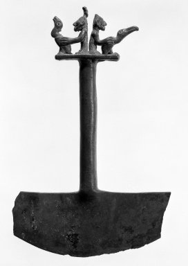  <em>Knife</em>, 1400-1532. Bronze, 6 3/8 x 5/8 in. (16.2 x 1.6 cm). Brooklyn Museum, Gift of the Ernest Erickson Foundation, Inc., 86.224.41. Creative Commons-BY (Photo: Brooklyn Museum, 86.224.41_bw.jpg)