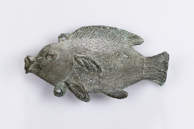  <em>Tilapia Lamp</em>, 100 B.C.E.–200 C.E. Bronze, 3 1/2 x 1 3/4 x 6 1/4 in., 0.7 lb. (8.9 x 4.4 x 15.9 cm, 0.34kg). Brooklyn Museum, Gift of the Ernest Erickson Foundation, Inc., 86.226.12. Creative Commons-BY (Photo: Brooklyn Museum (Gavin Ashworth,er), 86.226.12_Gavin_Ashworth_photograph.jpg)