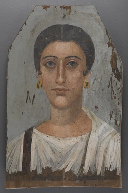  <em>Noblewoman</em>, ca. 150 C.E. Encaustic on wood, 17 5/16 x 11 5/16 x 1/8 in. (44 x 28.7 x 0.3 cm). Brooklyn Museum, Gift of the Ernest Erickson Foundation, Inc., 86.226.18 (Photo: , 86.226.18_PS9.jpg)