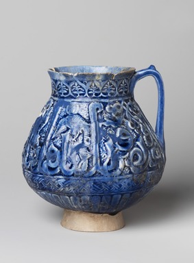  <em>Jug</em>, 12th century. Ceramic, glaze, 7 1/16 x 5 1/8 in. (18 x 13 cm). Brooklyn Museum, Gift of the Ernest Erickson Foundation, Inc., 86.227.17. Creative Commons-BY (Photo: Brooklyn Museum, 86.227.17_view02_PS11.jpg)