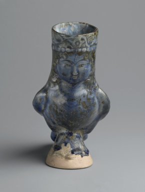  <em>Vase in the Shape of a Harpy</em>, ca. 1200. Ceramic, glaze, 6 3/4 x 7 1/2 x 4 in. (17.1 x 19.1 x 10.2 cm). Brooklyn Museum, Gift of the Ernest Erickson Foundation, Inc., 86.227.66. Creative Commons-BY (Photo: Brooklyn Museum, 86.227.66_front_PS2.jpg)