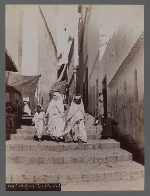  <em>View from Site in Northern Africa or Syria</em>, 19th century. Albumen silver photograph, 10 1/8 x 7 1/2 in. (25.7 x 19 cm). Brooklyn Museum, Gift of Samuel Kirschenbaum, 86.265.4 (Photo: Brooklyn Museum, 86.265.4_IMLS_PS3.jpg)