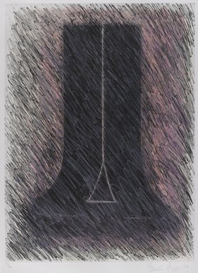 Beverly Pepper (American, 1922-2020). <em>Untitled</em>, 1987. Soft-ground etching, sheet: 37 x 26 1/4 in. (94 x 66.7 cm). Brooklyn Museum, Gift of the Community Committee of the Brooklyn Museum, 87.201. © artist or artist's estate (Photo: Brooklyn Museum, 87.201_no25of175_Ball_Auction_2012_PS4.jpg)