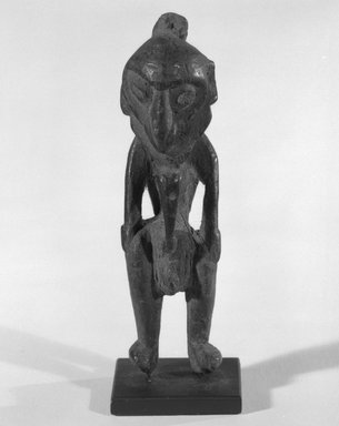  <em>Figure</em>. Wood, 4 7/8 x 1 1/4 x 1 3/8 in. (12.4 x 3.2 x 3.5 cm). Brooklyn Museum, Gift of Marcia and John Friede and Mrs. Melville W. Hall, 87.218.37. Creative Commons-BY (Photo: Brooklyn Museum, 87.218.37_bw.jpg)