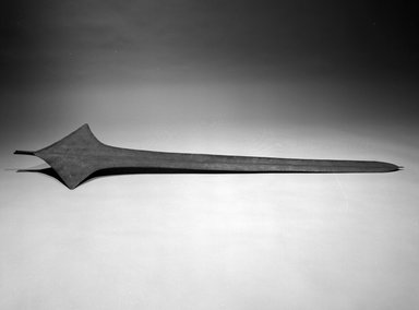 Lokele. <em>Bridwealth Currency Blade</em>. Iron Brooklyn Museum, Gift of Frederick and Claire Mebel, 88.190. Creative Commons-BY (Photo: Brooklyn Museum, 88.190_bw.jpg)
