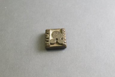 Akan. <em>Gold-weight (abrammuo): geometric</em>, 19th-20th century. Copper alloy, 1 x 1 x 1/2in. (2.5 x 2.5 x 1.3cm). Brooklyn Museum, Gift of Mr. and Mrs. Franklin H. Williams, 88.192.114. Creative Commons-BY (Photo: Brooklyn Museum, 88.192.114_front_PS5.jpg)