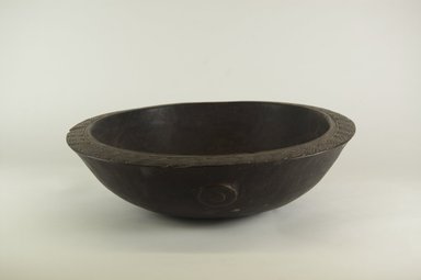  <em>Food Bowl</em>. Wood, 8 11/16 x 15 3/8 in. (22 x 39 cm). Brooklyn Museum, Brooklyn Museum Collection, 00.132. Creative Commons-BY (Photo: Brooklyn Museum, CUR.00.132_PS5.jpg)