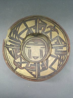 Hopi Pueblo. <em>Bowl</em>, 1870-1880. Clay, slip, 2 3/4 x 3 3/8 in. (7 x 8.5 cm). Brooklyn Museum, By exchange, 01.1535.2197. Creative Commons-BY (Photo: Brooklyn Museum, CUR.01.1535.2197_view1.jpg)