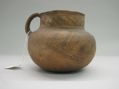 Hopi Pueblo. <em>Decorated Pitcher</em>. Clay, slip, 4 3/4 × 5 3/4 × 5 1/2 in. (12.1 × 14.6 × 14 cm). Brooklyn Museum, By exchange, 01.1535.2205. Creative Commons-BY (Photo: , CUR.01.1535.2205.jpg)