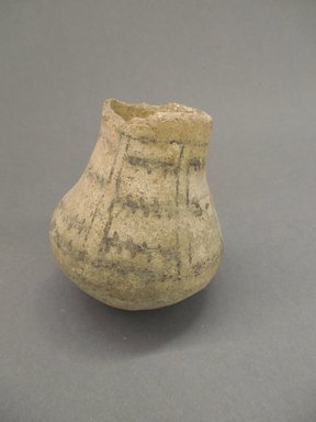 Ancient Pueblo. <em>Miniature Pitcher</em>. Clay, slip, 3 5/8 x 3 1/4 in. (9.2 x 8.3 cm). Brooklyn Museum, Gift of Charles A. Schieren, 01.1538.1761. Creative Commons-BY (Photo: Brooklyn Museum, CUR.01.1538.1761.jpg)