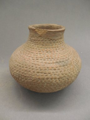 Ancestral Pueblo. <em>Coiled Jar</em>. Clay, slip, 4 3/4 x 6 in. (12.1 x 15.2 cm). Brooklyn Museum, Gift of Charles A. Schieren, 01.1538.1765. Creative Commons-BY (Photo: Brooklyn Museum, CUR.01.1538.1765.jpg)