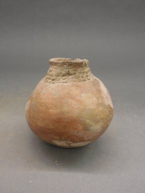 Ancient Pueblo (Anasazi). <em>Small Redware Jar</em>. Clay, slip, 3 5/8 x 3 5/8 in. (9.2 x 9.2 cm). Brooklyn Museum, Gift of Charles A. Schieren, 01.1538.1778. Creative Commons-BY (Photo: Brooklyn Museum, CUR.01.1538.1778.jpg)