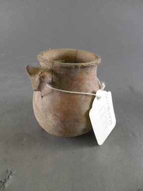 Ancient Pueblo (Anasazi). <em>Jar</em>. Clay, slip, 3 1/4 x 3 in. (8.3 x 7.6 cm). Brooklyn Museum, Gift of Charles A. Schieren, 01.1538.1779. Creative Commons-BY (Photo: Brooklyn Museum, CUR.01.1538.1779_view1.jpg)