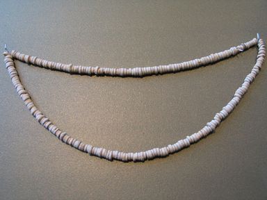  <em>"Pan Grave" Necklace</em>, ca. 1630-1539 B.C.E. Ivory, Length: 17 11/16 in. (45 cm). Brooklyn Museum, Gift of the Egypt Exploration Fund, 02.241. Creative Commons-BY (Photo: Brooklyn Museum, CUR.02.241_erg2.jpg)