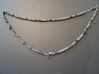 <em>"Pan Grave" Necklace</em>, ca. 1630-1539 B.C.E. Ivory, quartz (?), Length: 9 1/8 in. (23.1 cm). Brooklyn Museum, Gift of the Egypt Exploration Fund, 02.242. Creative Commons-BY (Photo: Brooklyn Museum, CUR.02.242_erg2.jpg)